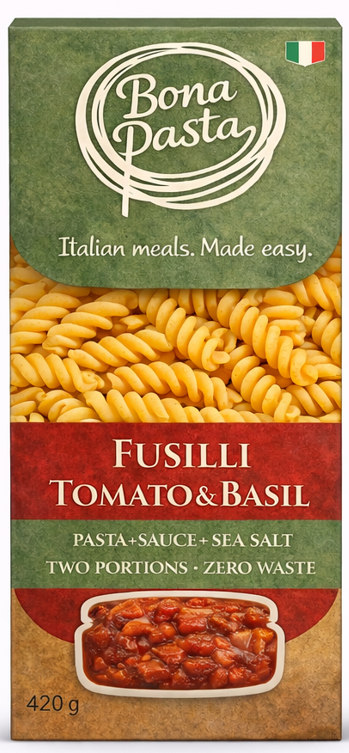 Bona Pasta Fusilli Tomato & Basil - image 1